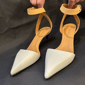 See By Chloe Pointed Toe Mules with Ankle Strap